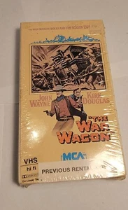 The War Wagon VHS Sealed from a Previous Rental Movie Sale - Picture 1 of 5