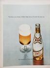 2 Vintage Miller Beer Print Ads Ephemera Wall Art Decor 1960'S Golfer
