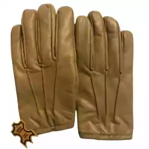 Echt Rindsleder Anziehen Fahren Alltag Winter Polizisten Handschuhe Kurzhand - Bild 1 von 6
