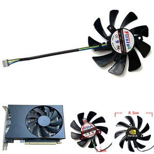 Pour HP GTX1660ti 6Go GDDR6 Carte Graphique Ventilateur Refroidissement DC 12V Brushless FD8015U12D - Photo 1/12