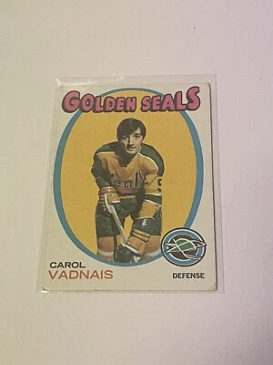 1971-72 Topps #46 Carol Vadnais **026944 - Image 1 of 2