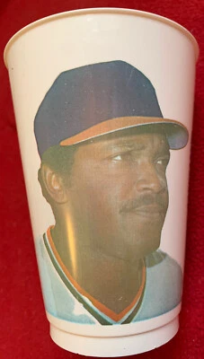 1982 Vida Blue 7-11 Slurpee Icee CUP Kansas City Royals Vintage Baseball MLB old - Image 1 of 3