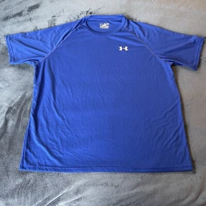 Camiseta deportiva Under Armour para hombre azul suelta Heat Gear manga corta 2XL - Imagen 1 de 10