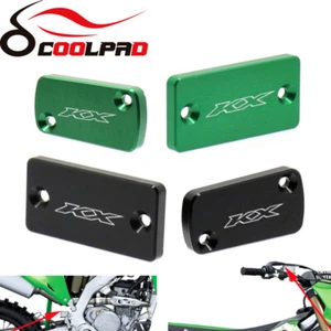 CNC Front Rear Brake Reservoir Cover For KAWASAKI KX 250 KX 450F KX 125 KX 250F - Picture 1 of 16