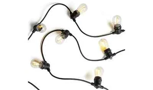 Lampadina da esterno stringa luce habitat bianco caldo 39 lampadina luce festone 9556562 U 1LN - Foto 1 di 5