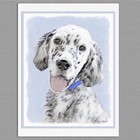 6 English Setter Dog Blank Art Note Greeting Cards