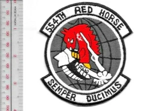US Air Force USAF 554th Civil Engineering SQ CES Red Horse Vietnam NO TARIFF - Zdjęcie 1 z 1