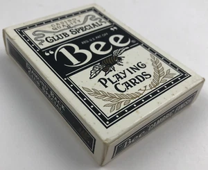 Jackson Rancheria Casino Playing Cards Bee 92 Cambric Finish Jumbo Index No Peek - Picture 1 of 11