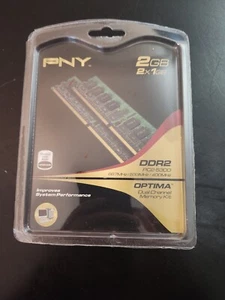 PNY PC2-5300 2 GB DIMM 667 MHz DDR2 Memory (MD2048KD2-667)#B0185 - Picture 1 of 7