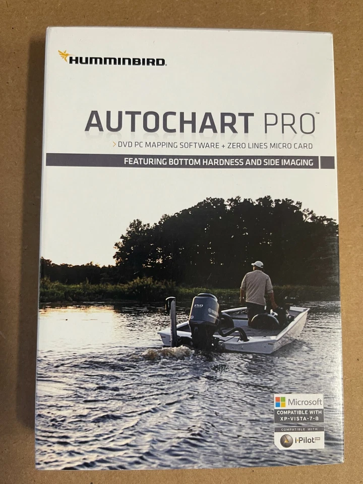 Humminbird AutoChart PRO DVD PC Mapping Software w/Zero Lines Map Card 600032-1 - Image 1 of 2