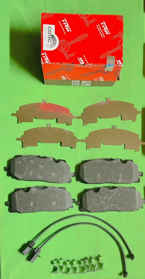 Pastillas de freno delanteras y sensores para Audi Q7 Q8 2017+ con rotores de 375 mm Foto 1 de 1