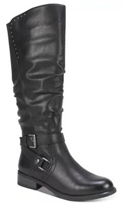 NEW White Mountain Liona Women’s Riding Boots Knee High Side Zip Black 7 M - Picture 1 of 10