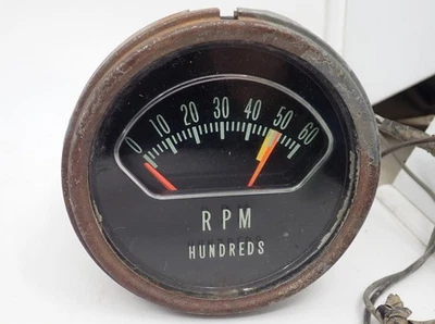 Chevrolet 1963-1964 tacómetro tamaño completo Impala SS 6.000 rpm 5 k Redline ¡OEM! Foto 1 de 4