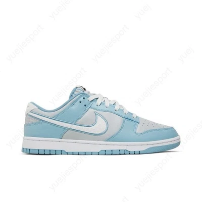 Nike Dunk Low Fleece Swoosh azul claro FB1871-011 Foto 1 de 4