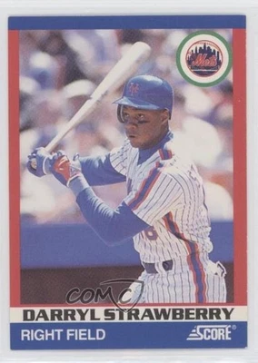 1991 Score 100 Hottest Players Box Set Darryl Strawberry #62 - Image 1 of 2