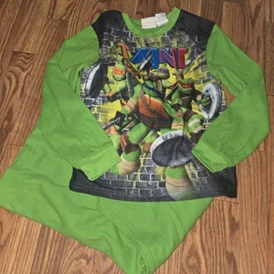 Y2K Nickelodeon Boys 10/12 TMNT Pajamas Teenage Mutant Ninja Turtles (2016) - Picture 1 of 12