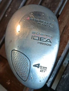 Adams Idea I-Wood 21° 4 Iron Hybrid RH Reg Adams SuperShaft High Launch 40.5" - Picture 1 of 10