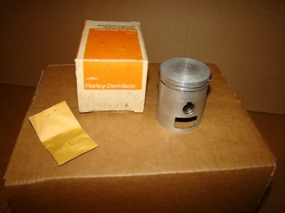 Harley Aermacchi Baja MSR-100 2 anillos pistón con clips OEM NOS 22066-71M 1970-73 Foto 1 de 4