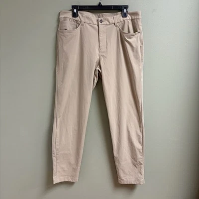 Pantalones ajustados Lululemon para hombre ABC talla 34 beige 5 bolsillos LM5ALWS informales cómodos de golf Foto 1 de 4