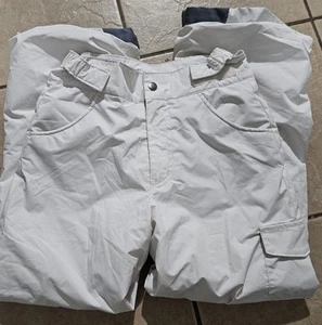 Girls Columbia Snow Pants Size M Medium. White - Picture 1 of 3