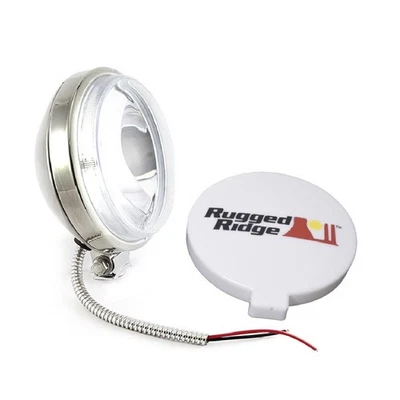 Rugged Ridge 15208.10 Universal Halogen 6" Stainless Steel Housing Light Kit - Image 1 of 3