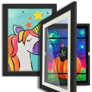 Kinder Kunstrahmen 8,5x11 - Frontöffnung Magnet Display Rahmen für Kunstwerke - I... - Bild 1 von 9