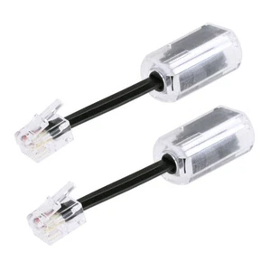 2Pcs 7cm 360° Rotating Telephone Cable Detangler Landline Swivel Cord Untangler - Zdjęcie 1 z 9