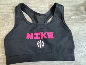 Nike Swoosh Icon Clash Women's Medium-Support Sports Bra Size XS DRI FIT - Picture 1 of 2