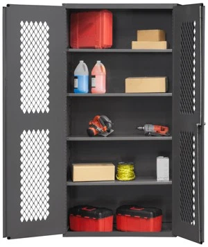 Durham EMDC-362472-4S-95 Armario Ventilado con Estantes Ajustables, 36"x24"x72" Foto 1 de 1