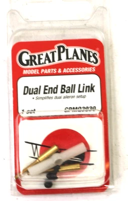 GREAT PLANES Dual End Ball Link 1 SET GPMQ3930 - Image 1 of 2