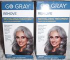 Lot of 2 NEW Go Gray REMOVE Revitalizing Treatment Hair Color Remover