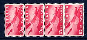 ITALIA REP. - PA - 1945 - Serie "Democratica" - Filigr. Ruota - 10 L. - X89 - Imagen 1 de 1