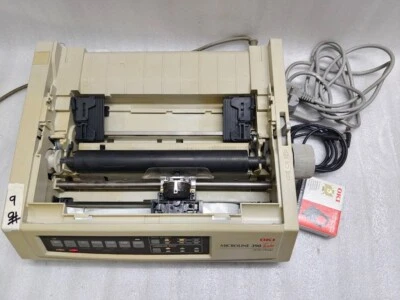 Oki MICROLINE 390 TURBO 24 pin Standard Dot Matrix Printer 220V #9 - Image 1 of 4