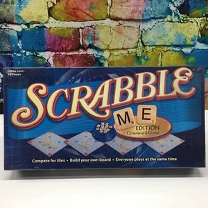 Scrabble Me Edition Crossword Game Words Wood Tiles 2-4 Players Ages 8-Adult NEW - Picture 1 of 12