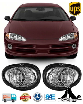 Par de lentes transparentes para Dodge Intrepid 1998-2004 luces antiniebla luces de parachoques de conducción Foto 1 de 4
