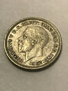 1933 Great Britain Silver 3 Pence VF #20349 - Picture 1 of 2