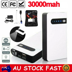 30000mah Portable 12V Car Jump starter 400A Heavy duty Battery Booster Powerbank - Picture 1 of 17