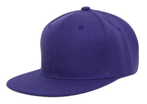 Top Headwear Poliéster Billete Plano Snapback - Púrpura - Imagen 1 de 3