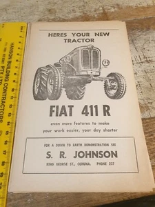 Tractor Fiat 411R 1963 anuncios de ventas australianos x 2 - Imagen 1 de 2