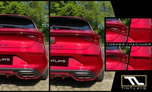 TINTLAYS passend für Seat Cupra Leon KL1 Folienset Sticker Rücklicht Reflektor - Afbeelding 1 van 3