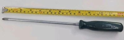 S-K Tools Cabeza Phillips Larga #2 Destornillador 85012 Ranurado 12" Punta Magnética Foto 1 de 3