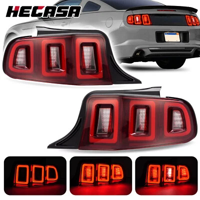 Luces traseras LED secuenciales lámparas de freno para Ford Mustang 2013-2014 izquierda+derecha DOT Foto 1 de 4