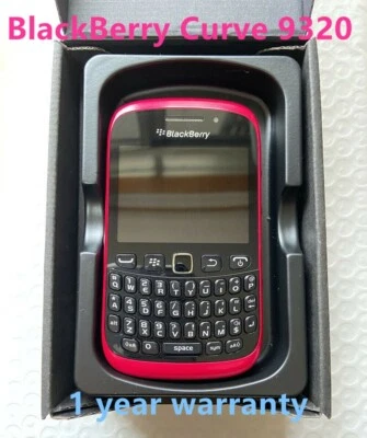 Original Unlocked BlackBerry Curve 9320 Black GSM 3G GPS QWERTY Smartphone - Image 1 of 4