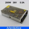 200W 36V 5.5A Single Output Switching power supply AC to DC SMPS