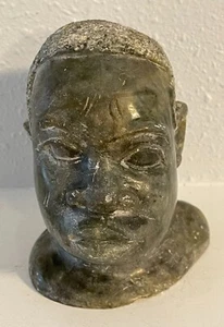 Signed T. M. Gidi Carved Stone Bust - 1970 Shona Sculpture, African Art Collecti - Picture 1 of 10