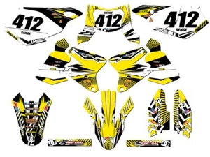 2005-2023 DRZ 400 SM MAYHEM Yellow Senge Graphics Kit Compatible with Suzuki - Picture 1 of 10
