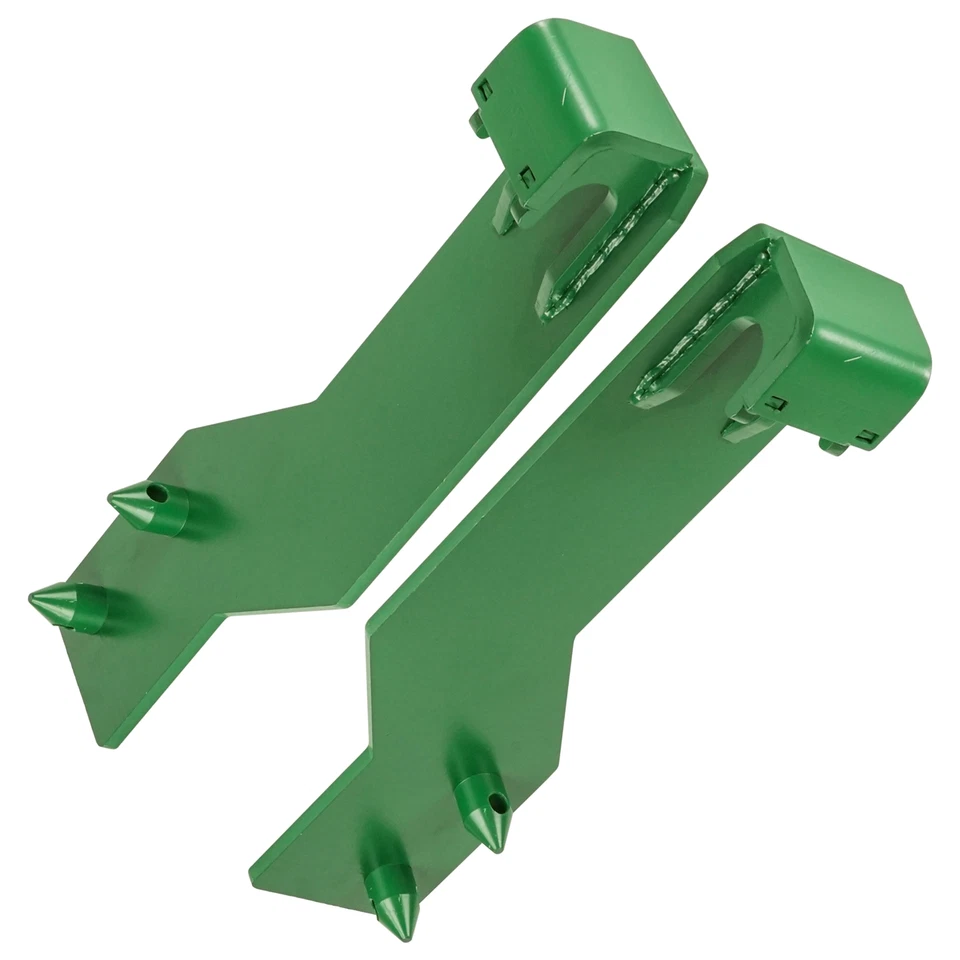 Caltric Mounting Brackets For John Deere Tractor Loader Quick Tach Weld On - Image 1 of 4
