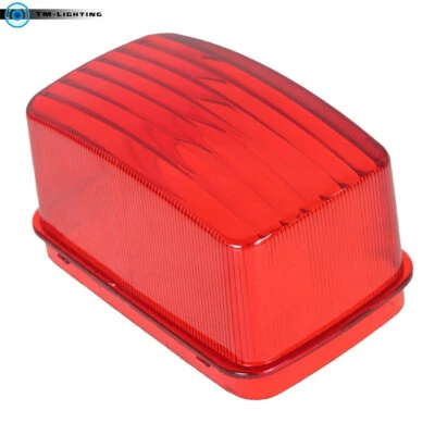 Lente de luz trasera roja para Yamaha Big Bear 400 2003-2012, Big Bear 250 2007-2009 Foto 1 de 4