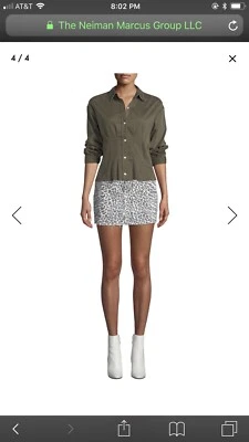 Current/Elliott Leopard Mini Skirt Size 26 & 29 $228 - Image 1 of 4