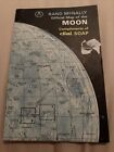 Map Of The Moon. Tear on cover. Old.